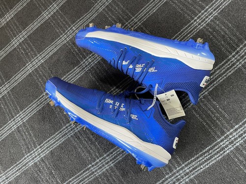 Adidas Afterburner 6 Speed Blue Silver Metal Baseball Cleats Men’s Sz 13 G27656 - Picture 7 of 10