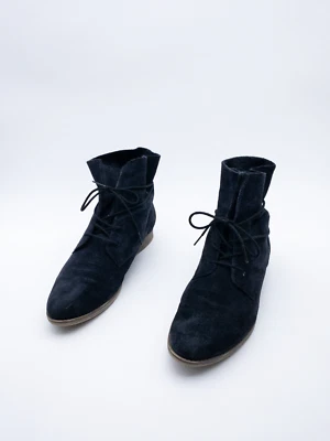 Bottes À Lacets Gabor Pour Femmes Bleu Taille 38 EU Art 31151-30 - Photo 1/4