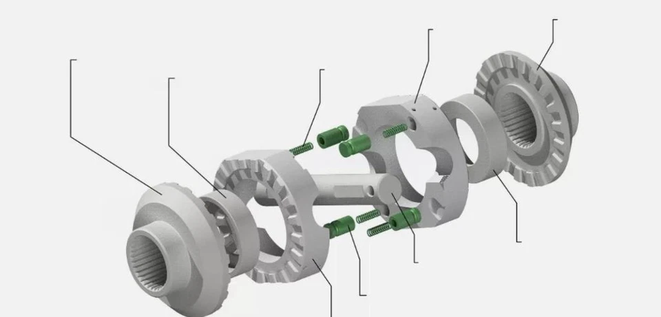 Armario Spartan de 8,25" para Chrysler 29 Spline, con eje de pasador transversal de alta resistencia Foto 3 de 4