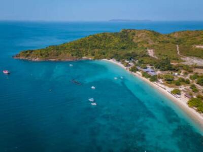 Wandbild: Koh Larn Island in der Nähe von Pattaya Thailand, dem tropischen [...]