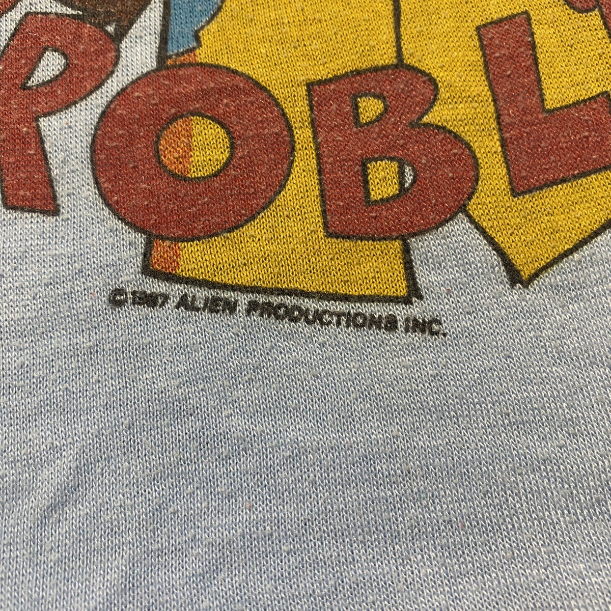 キッズ古着 vintage ALF NO PROBLEM Tシャツ 1987年製 Alf 1987 Alien Production 