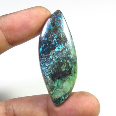 Natürlicher Azurit Cabochon Blau 15x18 mm poliert Fancy Gem