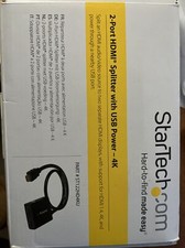 StarTech.com 4K HDMI 2Port HDMI Splitter With...