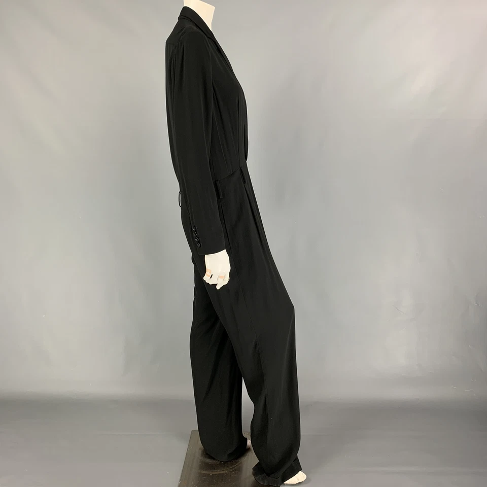 Mono Ralph Lauren Colección Talla 8 Negro Viscosa Acetato Foto 3 de 4