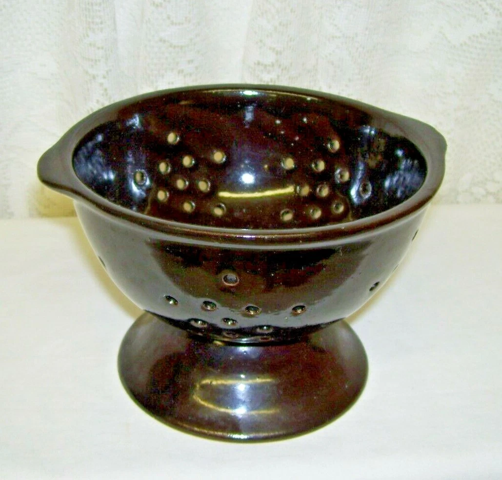 Stoneware Kitchen Colander Strainer Small