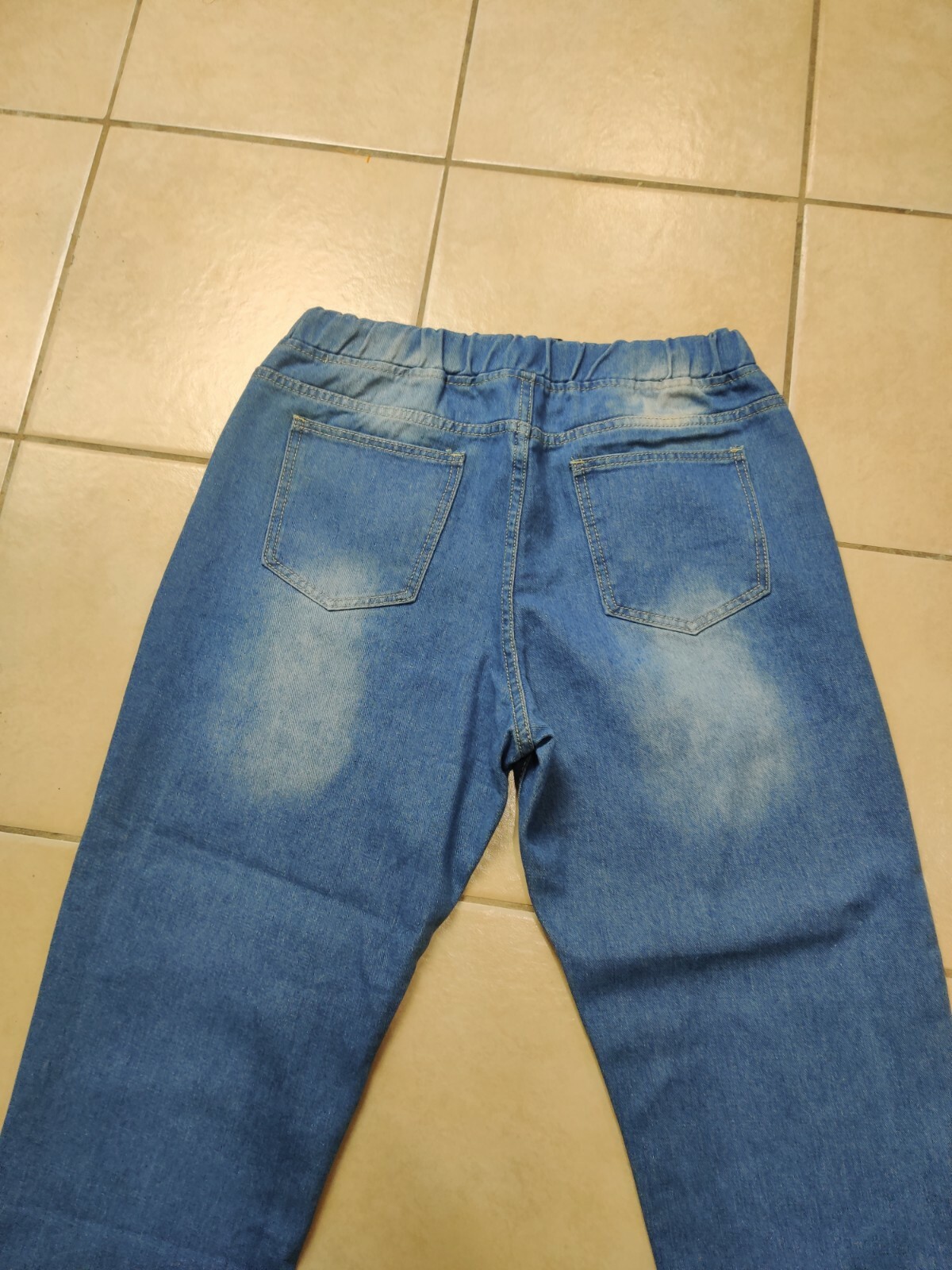 MISSLOOK Pull On Elasticized Drawstring Waist Jea… - image 6