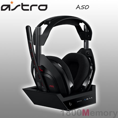 Logitech G Astro A50 G5 Lightspeed Wireless Gaming Headset + Base Station Black - Picture 2 of 3