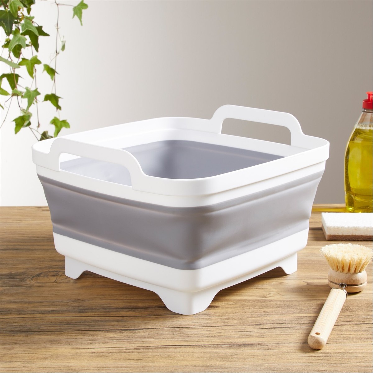 Homelife Unisex Collapsible Washing Up Bowl with Drainer Basins