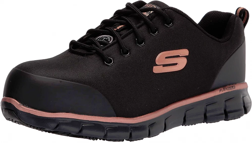 Skechers women's sure track black top