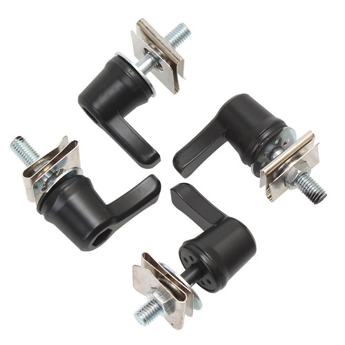 4PCS Saddlebag Lever Lock Bolts Nuts Kit Mounting for Harley Saddlebag 2001-2023 - Bild 12 von 13