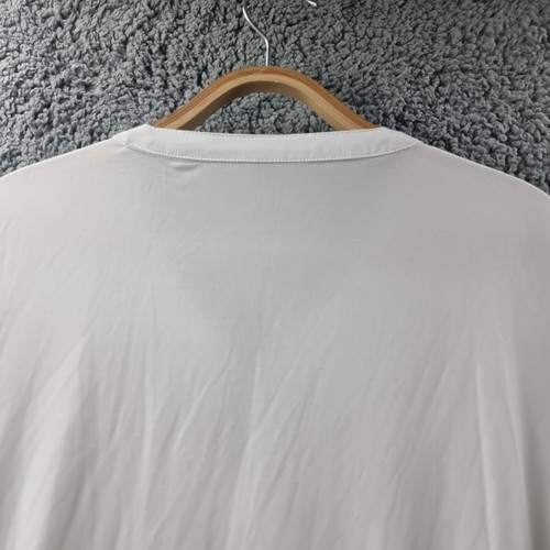 LIZ JORDAN Womens Top Size 14 White Textured Sequins Short Sleeve V-Neck - Picture 10 of 15