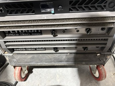 Crown Macro-Tech 5000i 2-Channel Power Amplifier XLR In Banana Out Rack