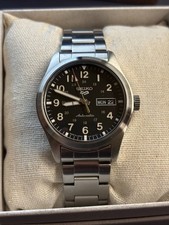 Seiko 5 Sports SBSA111 Automatic JP Black Watch New w/ papers
