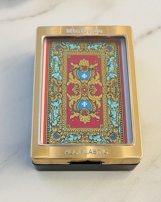 Nintendo plastic playing cards NAP1201 Gold Case