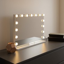 HOLLYWOOD MIRROR Vanity LED Makeup Beauty Adjustable Lights Bulbs Lamps Square