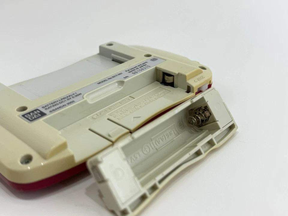 Sistema de consola de juegos portátil BANDAI WonderSwan cristal vino rojo probado raro JP Foto 4 de 4