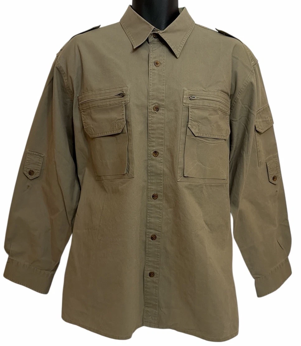 Cabela’s Outdoor Gear Shirt Mens Sz XL Long Sleeve Cotton Hong Kong