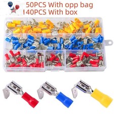 22-10 AWG Semi-Insulated Piggy Back Spade Quick Splice 50/140PCS