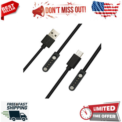 2 Pack Magnetic Charger Cables fits for  Note AI Voice Recorder,3.61 FT USB and