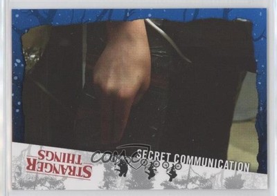 2019 Topps Stranger Things Welcome To The Upside Down Secret Communication 2o7