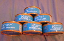 6 PACK KINGFISHER CRAB Meat  6 Shredded Leg 145g x6 =870g. BB APR 2029 3P&P