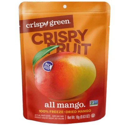 All Mango Freeze Dried Fruit 0.63 Oz By Crispy Green
