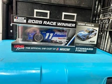 DENNY HAMLIN 2025 MARTINSVILLE WIN RACED VERSION PROGRESSIVE 1/24 ARC DIECAST