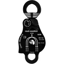 Rock Exotica Omni-Block 2.0" Swivel Pulley Black Double
