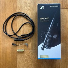 ■Good condition Sennheiser MKE600 Sennheiser condenser microphone with bonus