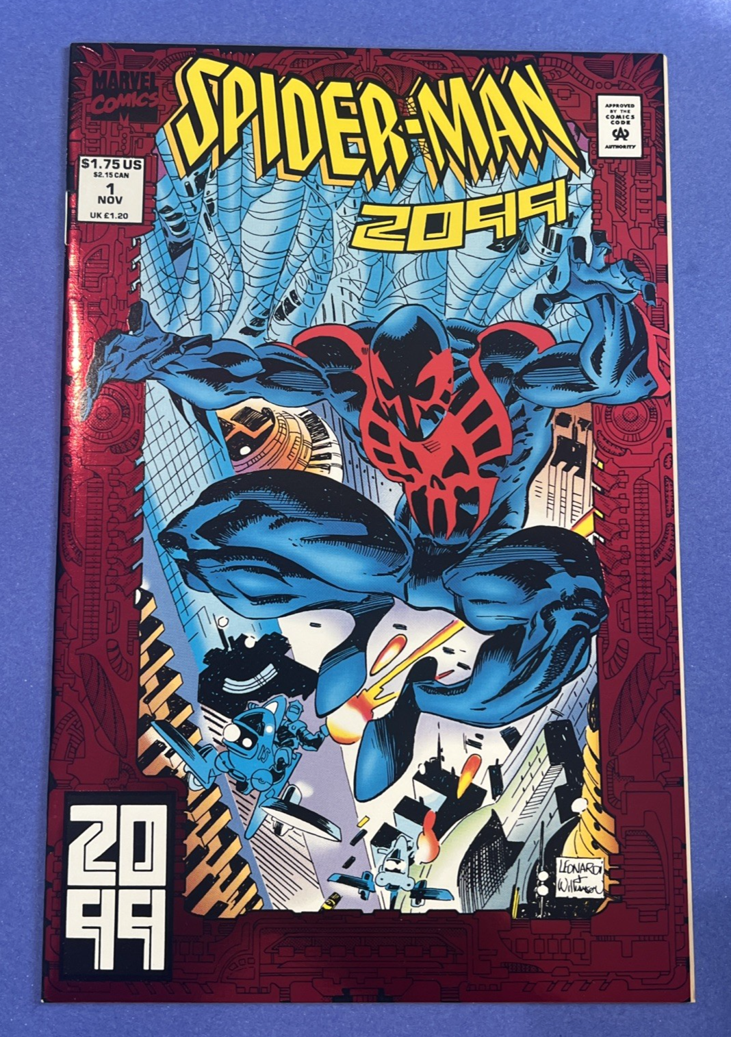 Spider-Man 2099 #1 Comic Book 1992 Red Foil cover 1st Miguel O'hara NM ...