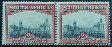 South Africa 1927 2d pair SG 34 Mint hinged cat £18