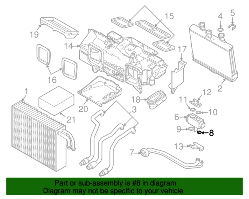 Новое оригинальное кольцо-прокладка для BMW (1991–2019 гг.) 64508390601 - Изображение 2 из 4
