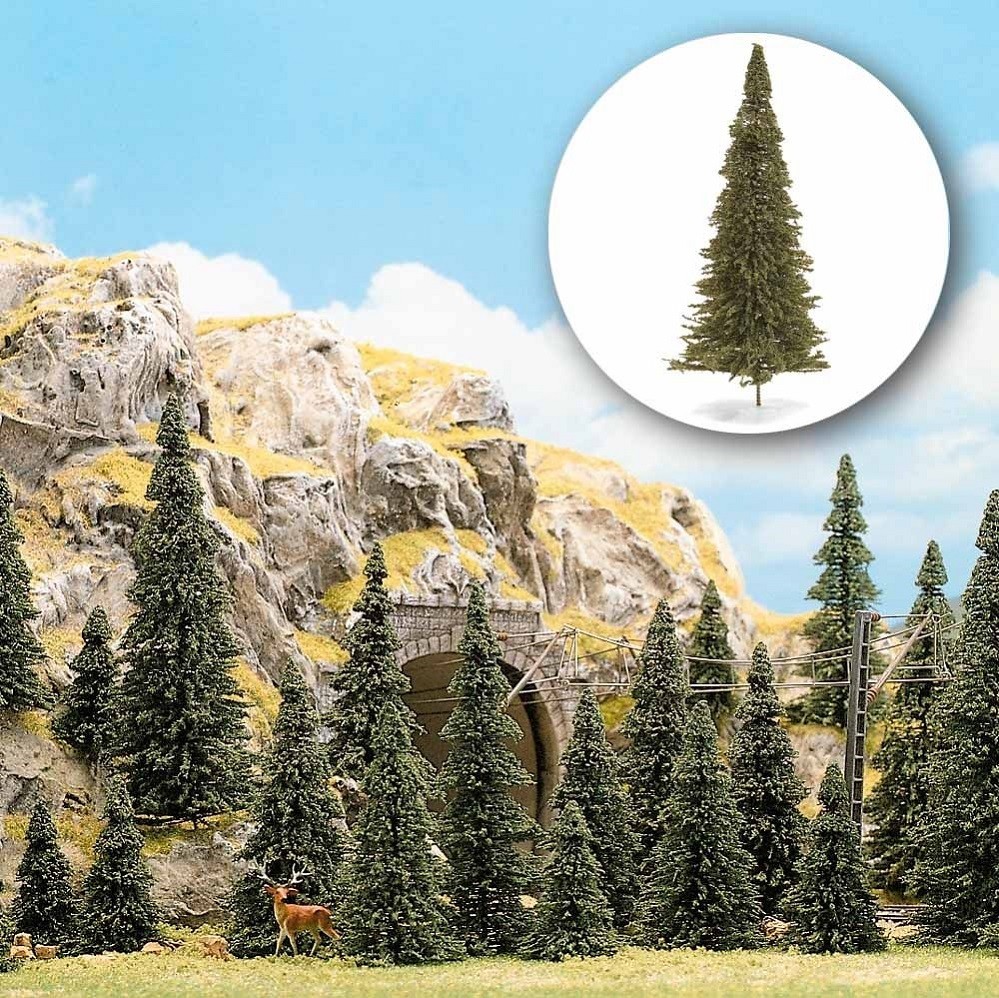 Busch 6472 - 1/87 / H0 60 Noble Firs - New