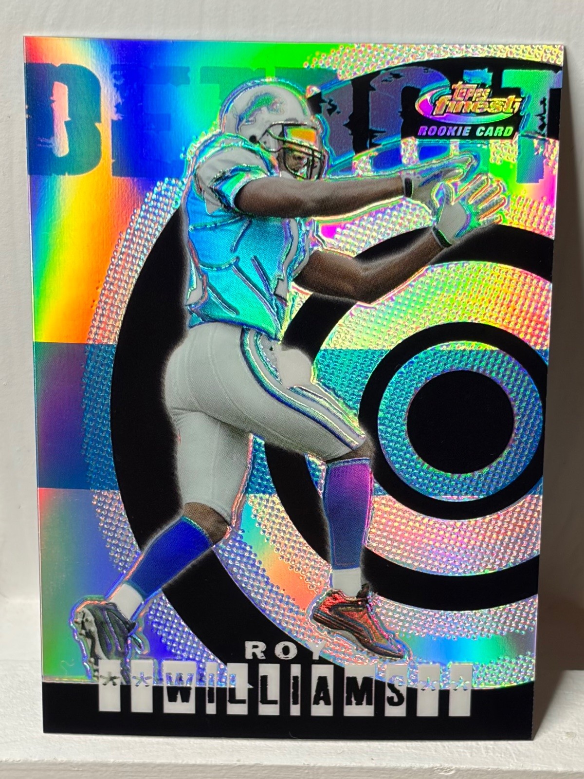 2004 Topps Finest #76 Roy Williams Rookie Refractor /199 RC Football