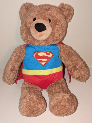 Gund Superman Teddy Bear 20'' Plush Stuffed Animal DC Comics