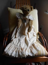 Lg Vintage Goose Creek-Gloria Franks-Mohair Artist Bear From Appalachia Series I