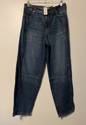 #ad #ad Loft Jeans The Barrel High Rise Women’s Size 27 4 Denim New $36.95