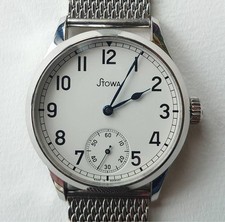 Montre STOWA Marine originale à remontage manuel 41 mm Unitas 6498 col de...