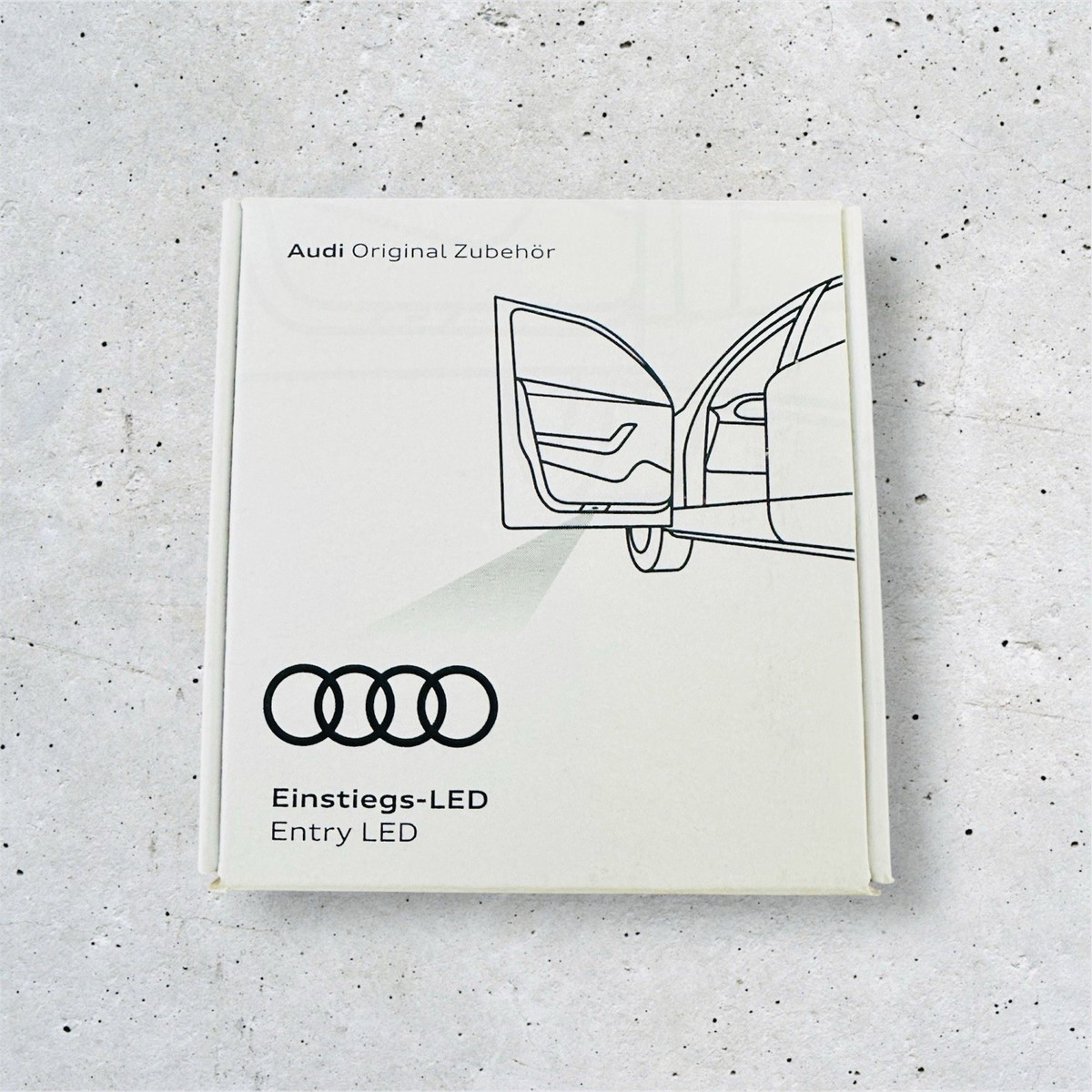 AUDI ENTRY LED PUDDLE LIGHT RINGS 4G0052133G COOL WHITE 5K (2 LED