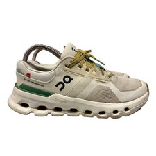 On Cloudrunner 2 Running Shoes Women's 7W White Green Helion Sneakers Fit