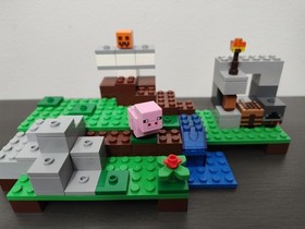 LEGO 21123 Minecraft The Iron Golem 100% Complete w/Instructions 