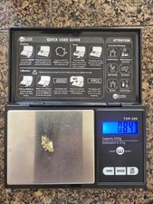 Natural California Gold & Quartz Specimen 0.84g High Purity Gold/Quartz Nugget 5183.91 per troy oz