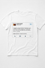 Kanye West Tweet Graphic T-Shirt Unisex White...