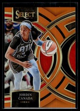 Jordin Canada 2024 Panini Select WNBA Orange Prizm Card /125 #198