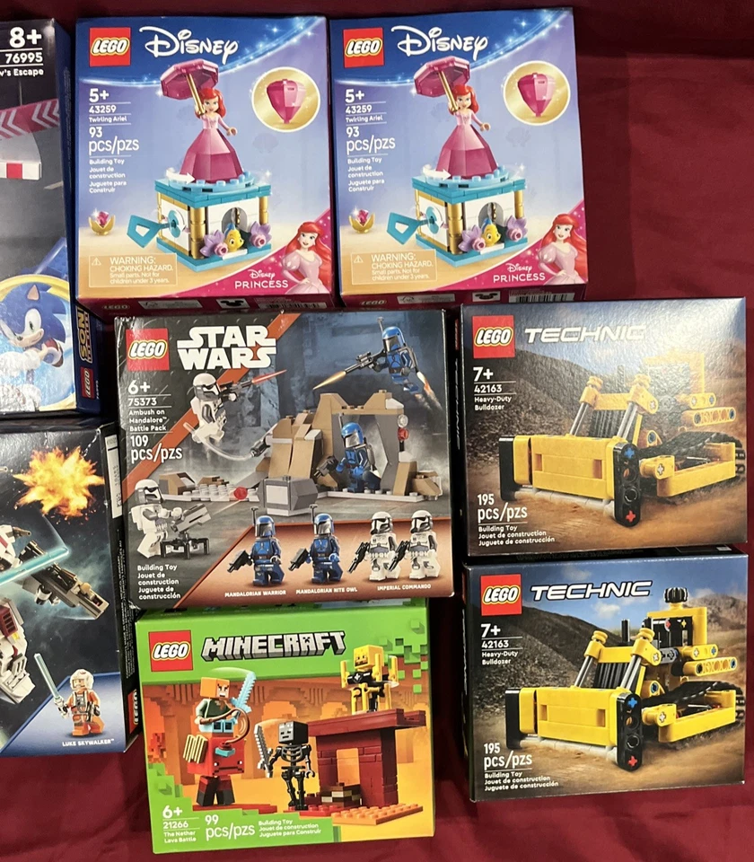 Sealed New bulk lego set lot Of 14, STAR WARS, Disney, MARVEL  AND MORE!!! - Image 4 of 4