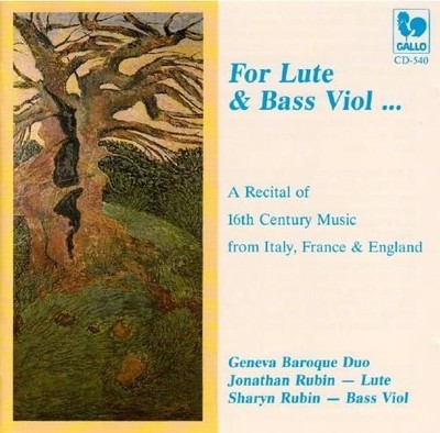 Audio Cd - Geneva Baroque Duo: For Lute & Bass Viol  - Gallo-vde -D- Neu