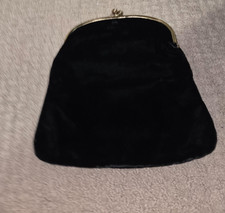 Lucille Ball Owned & Used 1950's black velvet purse Purse from Sydney Guilaroff