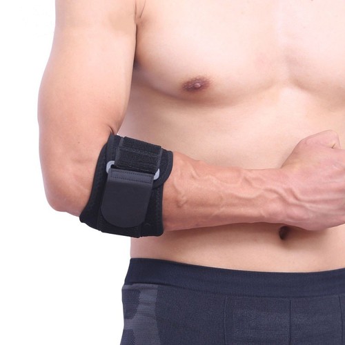 2xTennis Elbow Support Brace Golfer's Strap Epicondylitis Pain Clasp Lateral Gym - Picture 6 of 9