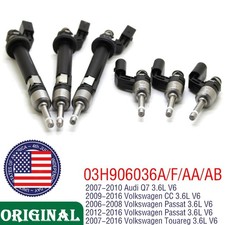 Oem 3x Upper 3x Lower Fuel Injectors For Volkswagen Vw Cc Passat Audi Q7 3.6l Oem 3x Upper 3x Lower Fuel Injectors For Volkswagen Vw Cc Passat Audi Q7 3.6l