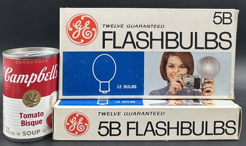Vintage General Electric GE 5B Blue Flashbulbs 2 Pack 24 Flash Bulbs - Bild 18 von 18